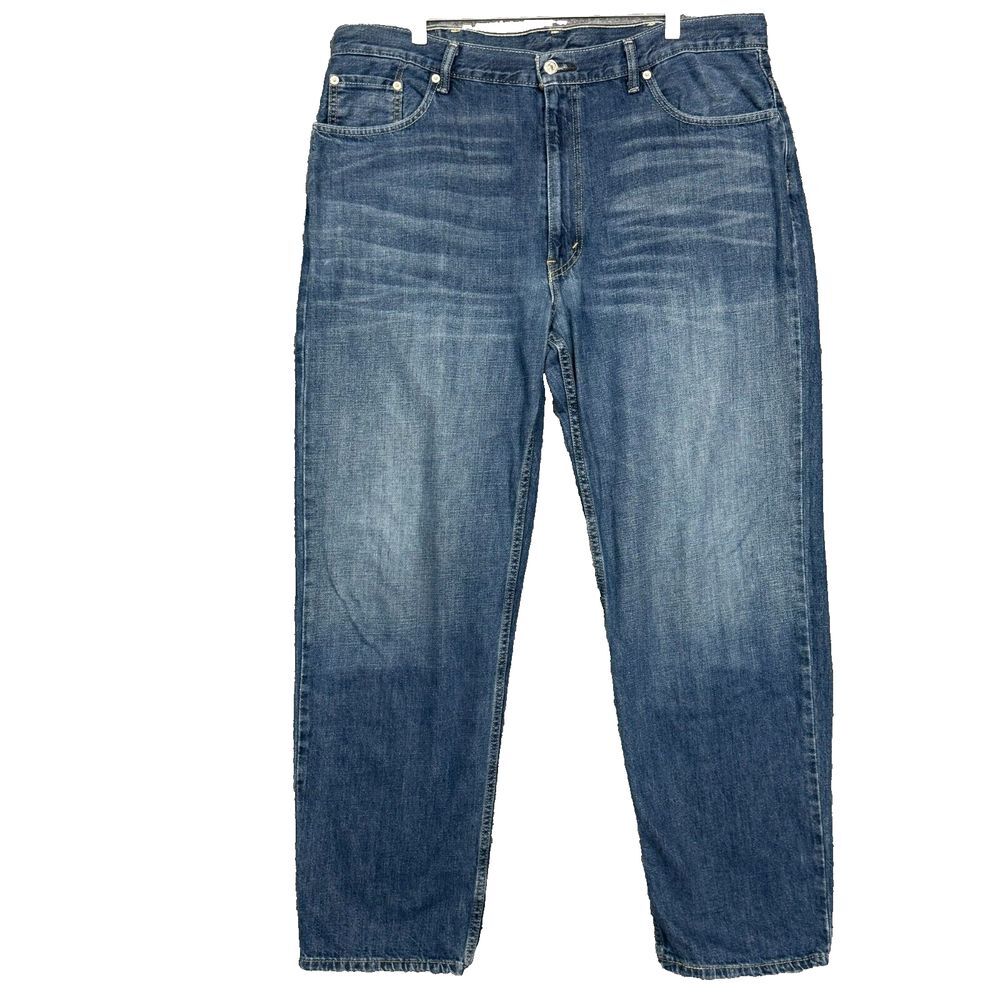 Levis Jeans Mens 550 Mens 40x32 100% Cotton Medium Wash High Rise Relaxed Fit